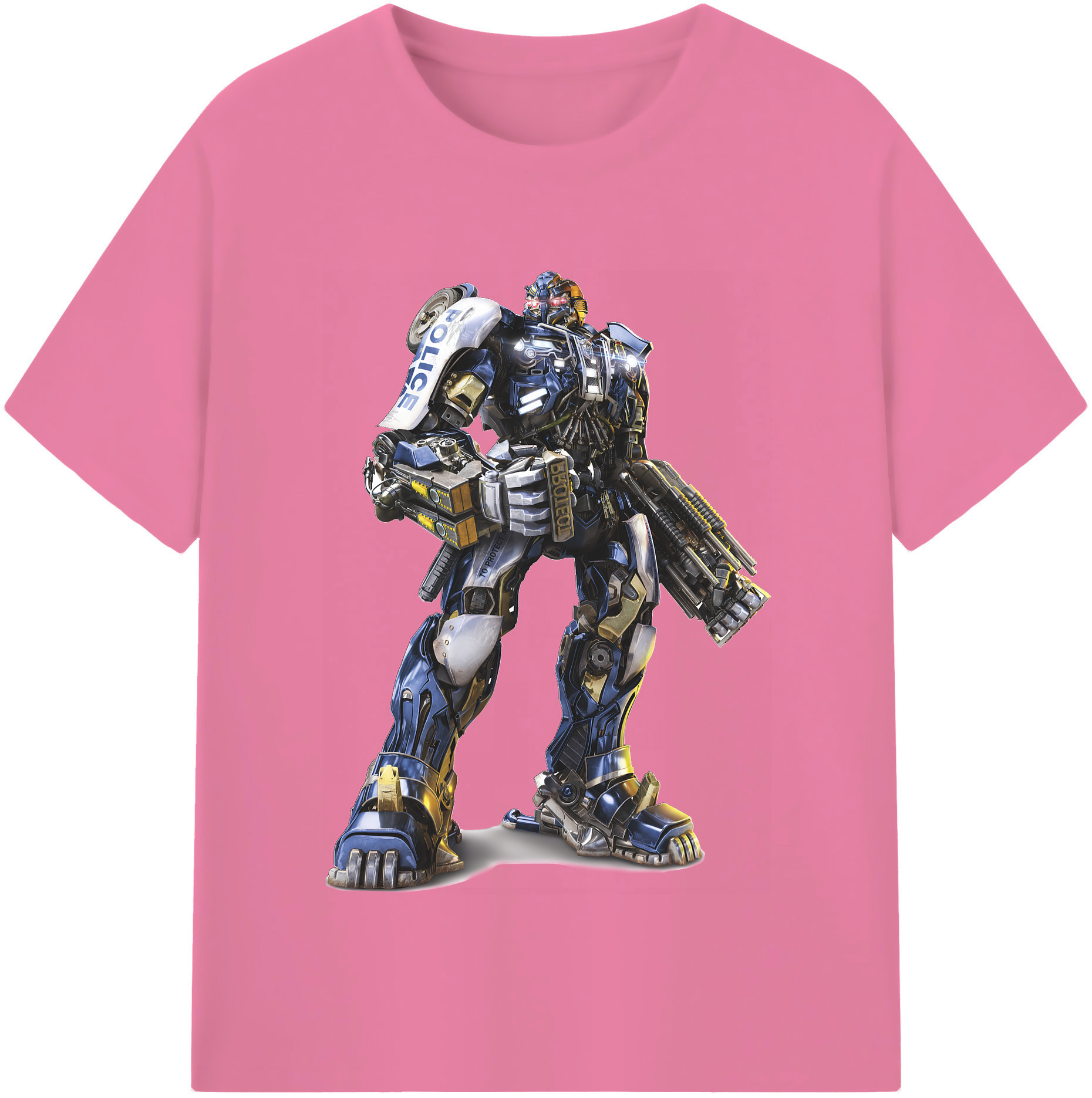 （画像用） Transformers トランスフォーマー 綿100％半袖Tシャツ（フロントプリント）